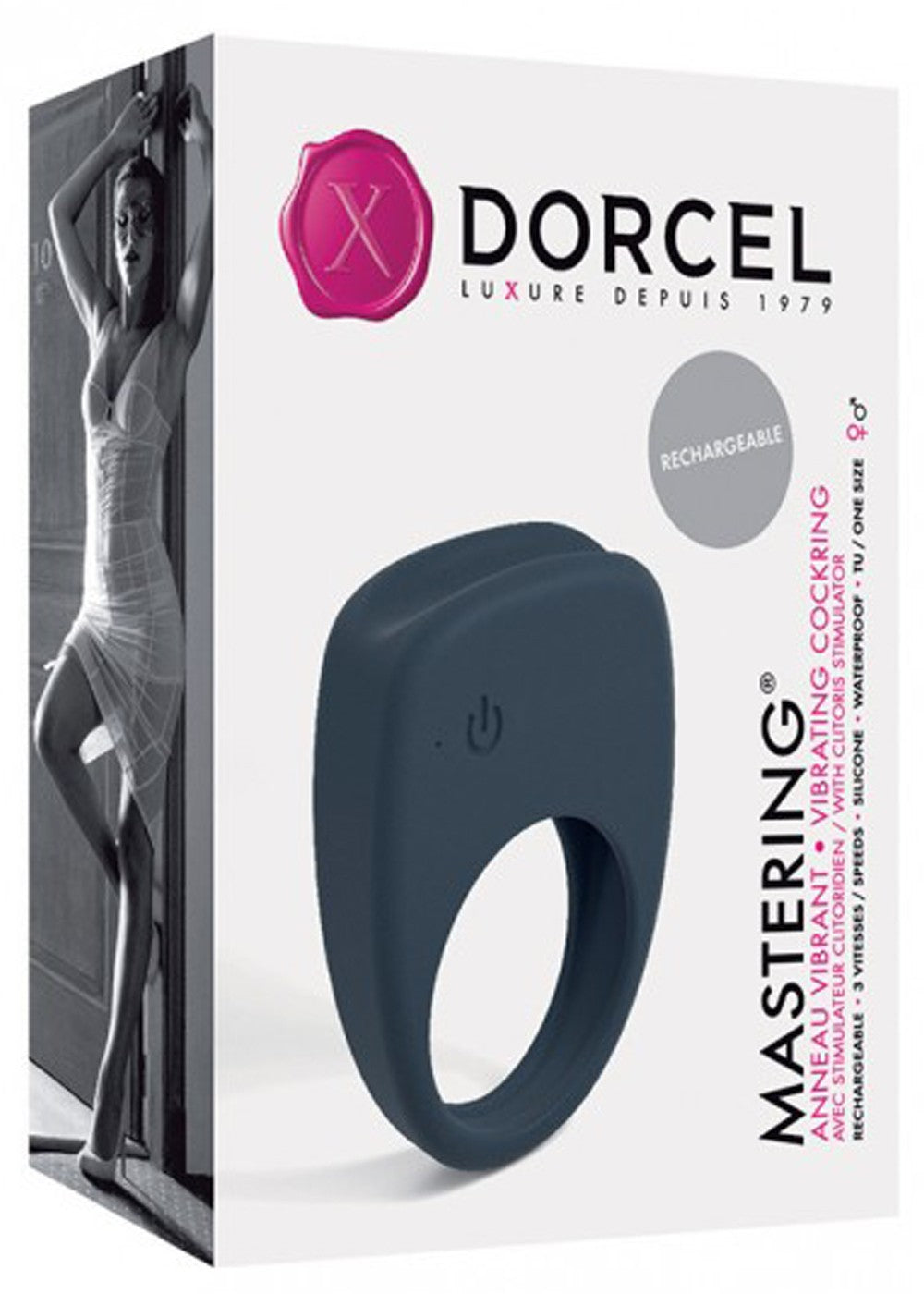 Cockring Mastering Noir · Dorcel · vue 4