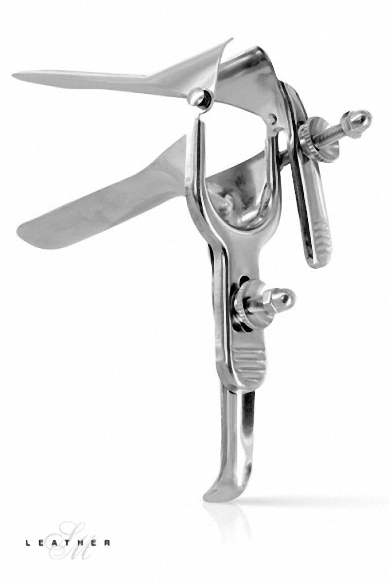 Spéculum vaginal en acier inoxydable Leather SM