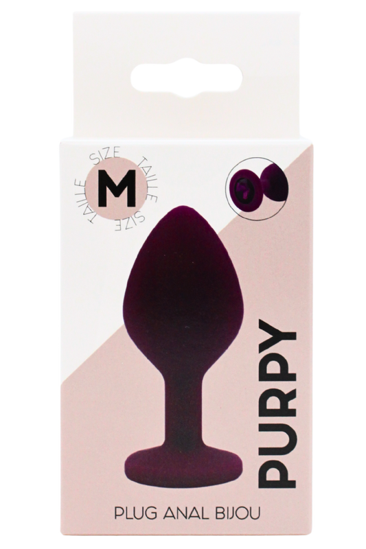 Plug bijou violet Medium PURPY · Coeur Ardent · vue 2