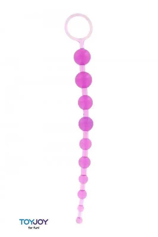 Chaine anale Thai Toy Beads rose pour une stimulation prostatique . Idéale pour explorer de nouveaux plaisirs disponible chez LollyDoll