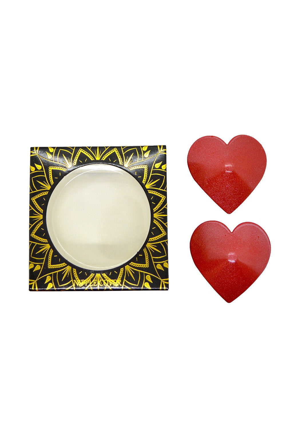 Nipple Métal rouge Cache tétons cœur · Be Lily Accessories · vue 5