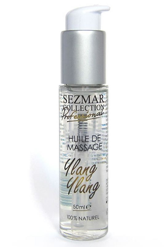 Huile de massage professionnelle Ylang Ylang 100% naturelle 50 ml · Sezmar · vue 2
