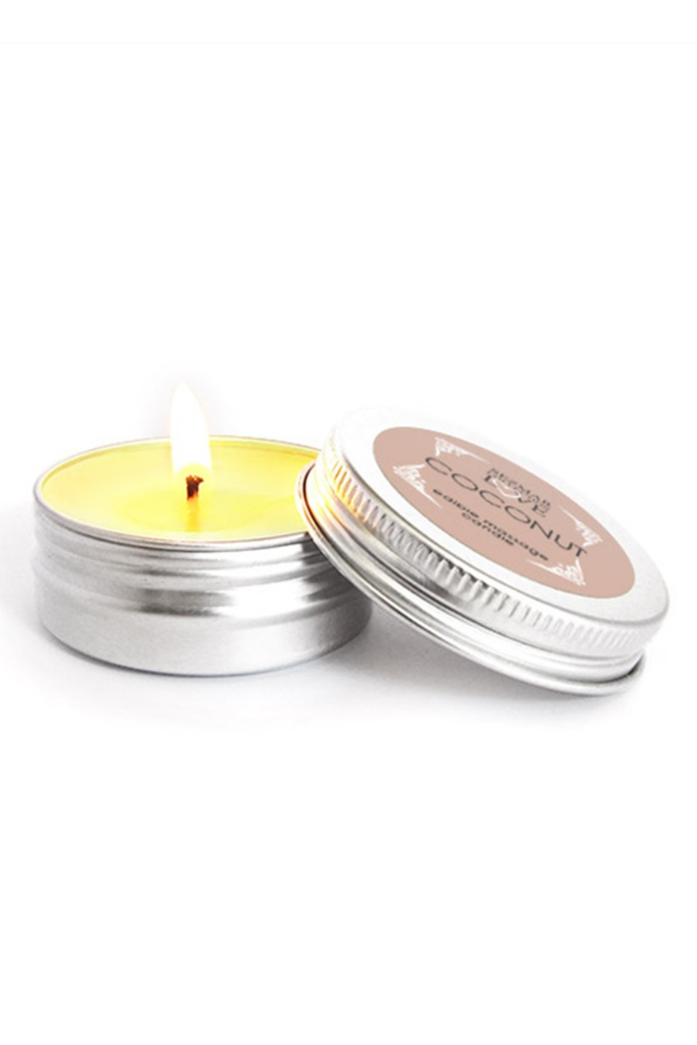 Mini Bougie de massage Noix de coco 30ml 100% naturelle · Sezmar · vue 5