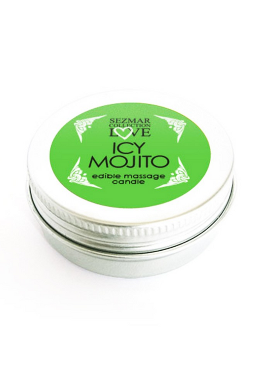 Mini Bougie de massage mojito 30ml 100% naturelle · Sezmar · vue 2