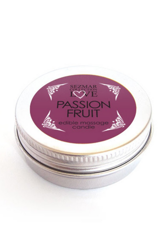 Mini Bougie de massage fruit de la passion 30ml 100% naturelle · Sezmar · vue 2