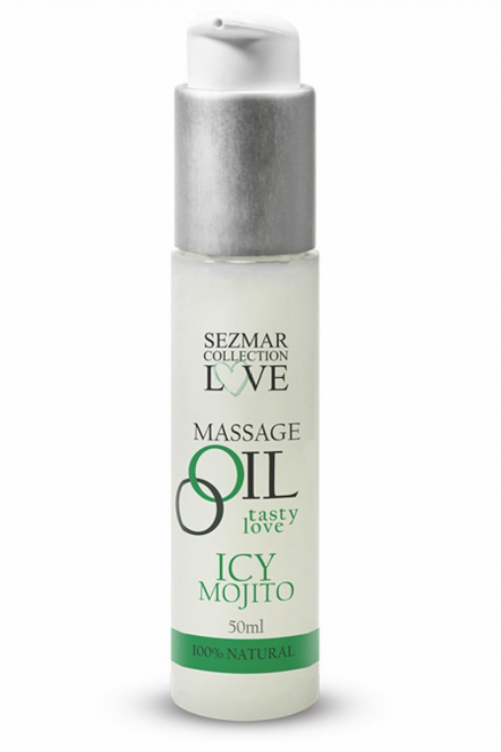 Huile de massage comestible mojito menthe 50ml · Sezmar · vue 2