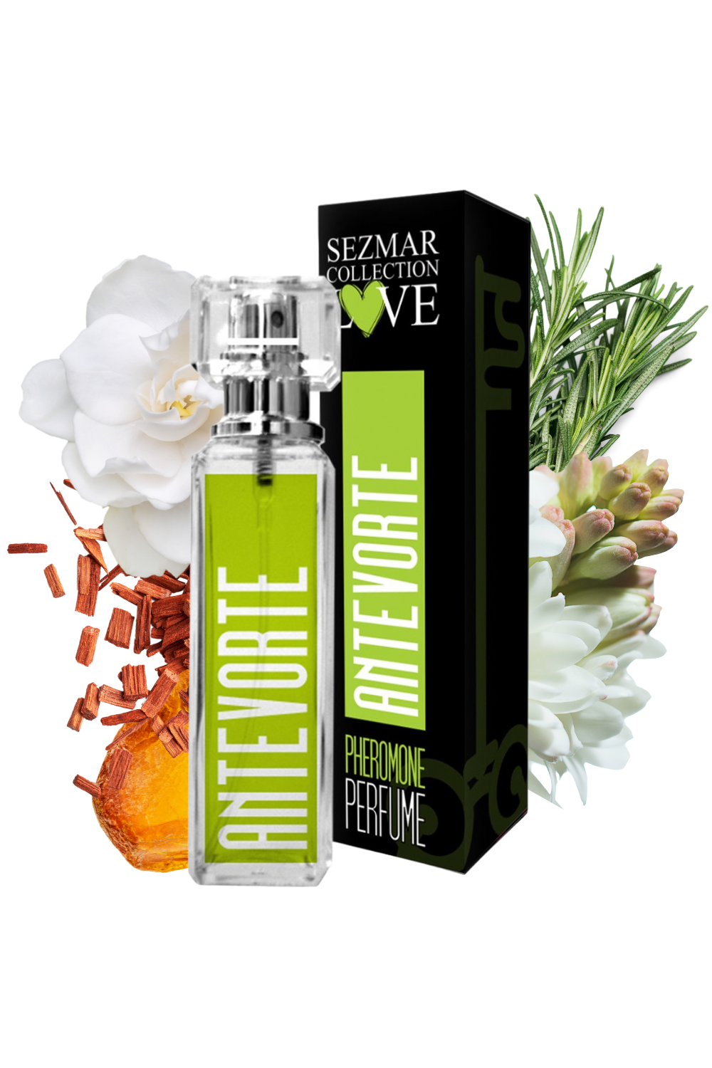 Parfum phéromones Antevorde 100% naturel 30ml · Sezmar · vue 2