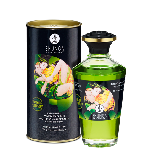 Huile aphrodisiaque organique Thé vert exotique · Shunga · vue 2