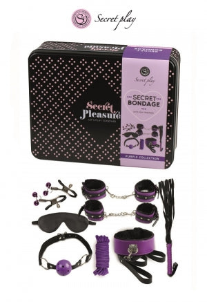 Kit BDSM 8 pièces violet · Secret Play