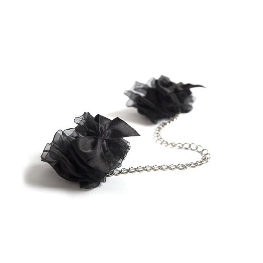 Menottes Frou Frou Noir · Bijoux Indiscrets · vue 2