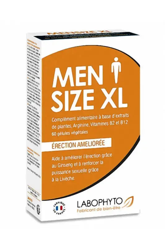 complément alimentaire développant pénis Men Size XL (60 gélules) disponible chez lollydoll