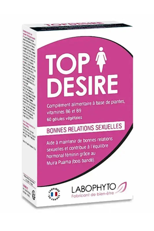 TopDesire Femme (60 gélules) - Labophyto complément alimentaire pour que les femmes retrouvent le désir LollyDoll