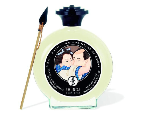 Peinture de corps embrassable Chocolat blanc et Vanille · Shunga · vue 2