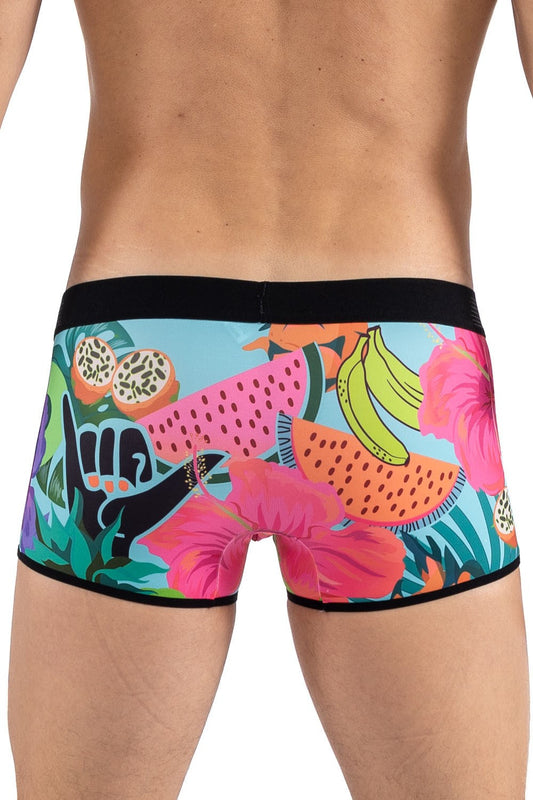 Boxer imprimé fruits et fleurs exotiques Sweetie Look Me