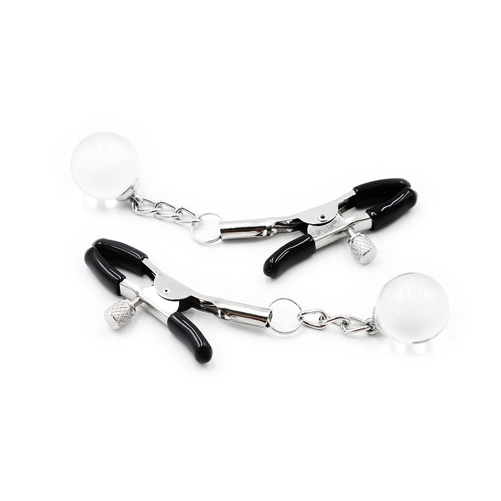Pinces à seins réglables avec bijoux · Dreamy Fetish · vue 5