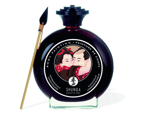 Peinture de corps embrassable Chocolat noir · Shunga · vue 2