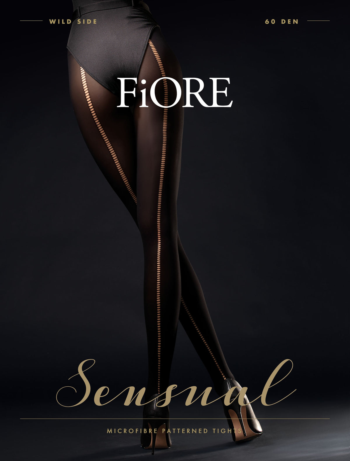 Wild Side Collants 60 DEN Noir · Fiore · vue 2
