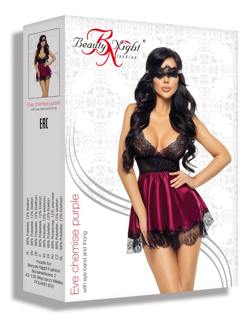 Eve Babydoll et Masque Grenat · Beauty Night · vue 5