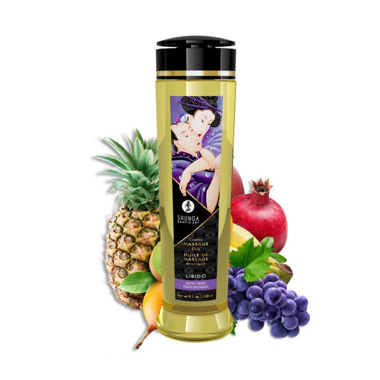 Huile de massage érotique Libido Fruits exotiques 240 ml · Shunga · vue 2