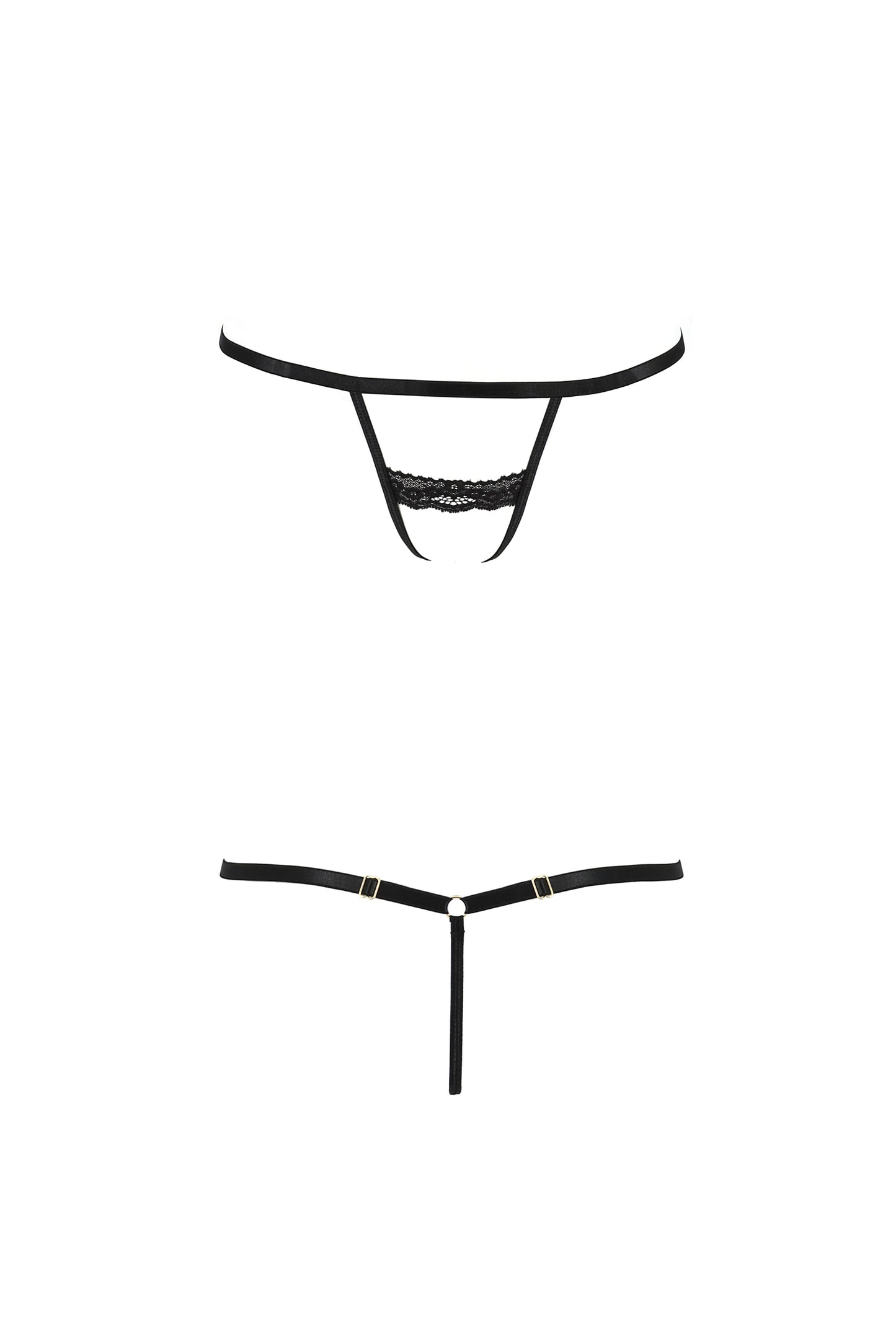 Shelly Ensemble 3 pcs Noir · Passion Lingerie · vue 4
