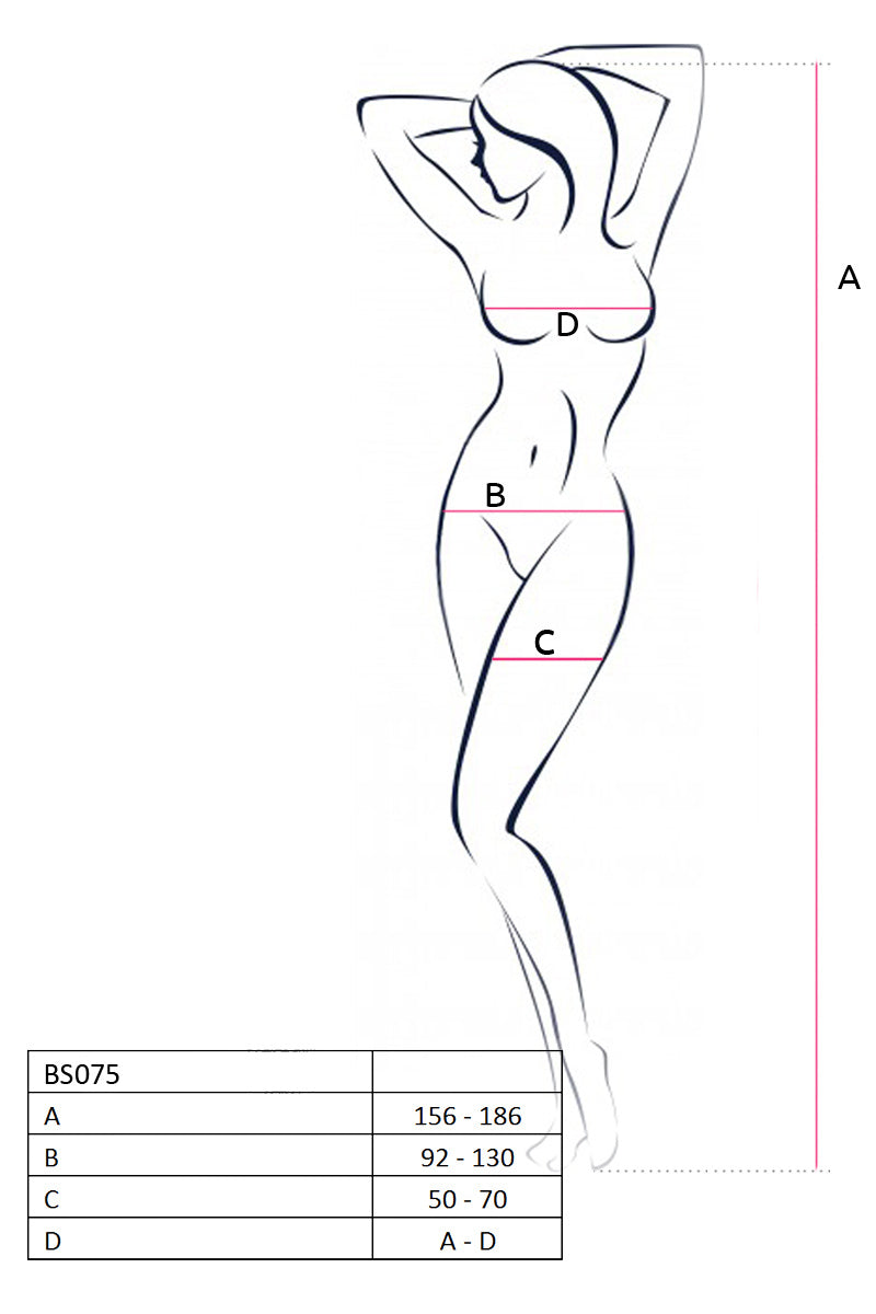 Bodystocking Blanc · Passion Lingerie · vue 3