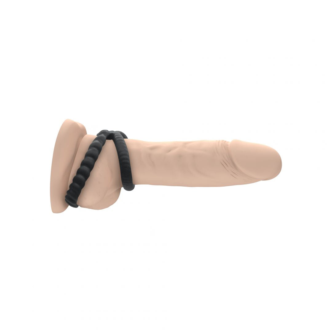 Cockring Dual ring Noir · Dorcel · vue 5