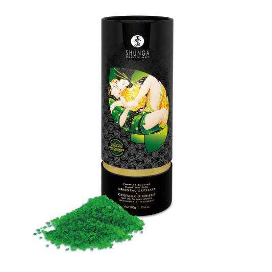 Sel de bain moussant Cristaux d'orient Fleur de Lotus BIO · Shunga · vue 2
