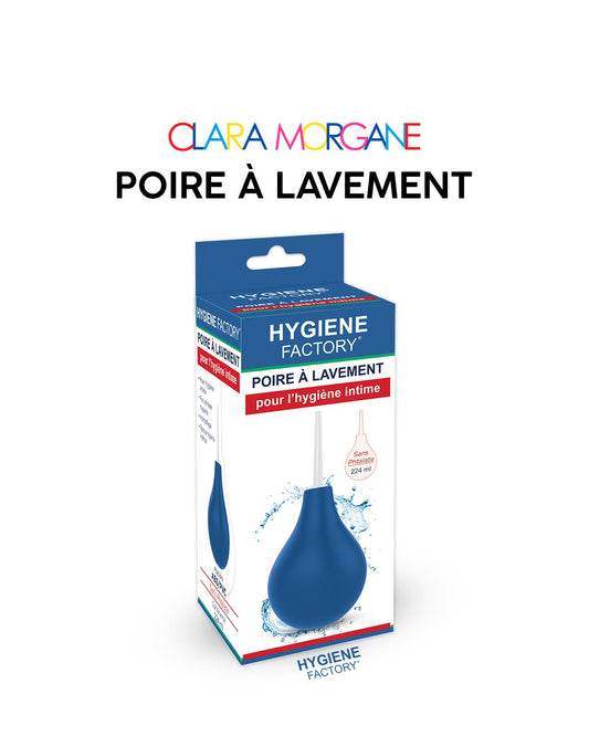 Poire à lavement anal 250 ml Bleue Clara Morgane