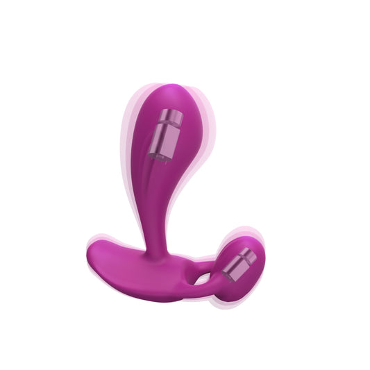 Witty vibromasseur et stimulateur clitoridien Sweet orchid velours · Love to Love · vue 2