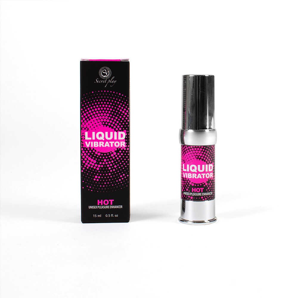 Liquide stimulant effet vibration chauffant Hot Secret Play