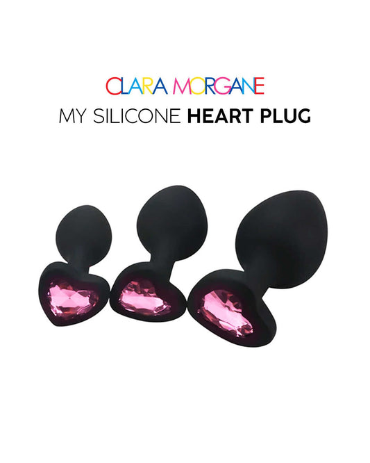 My Silicone Heart Plug Gem rose · Clara Morgane · vue 3