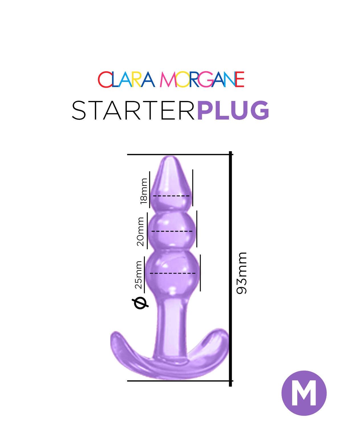 Starter plug Mauve (M) · Clara Morgane · vue 5