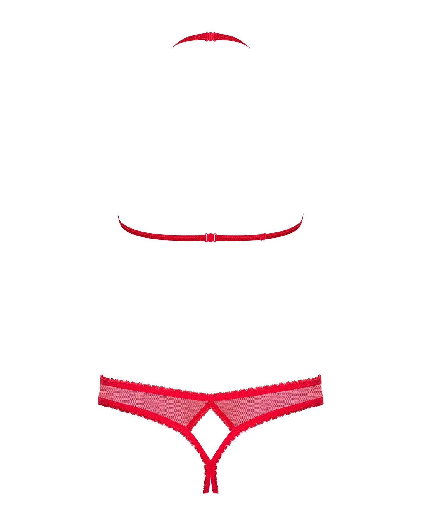 Ensemble ouvert 2 pcs Rouge · Obsessive · vue 5