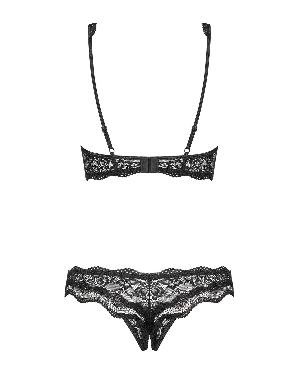 Luvae Ensemble ouvert 2 pcs Noir · Obsessive · vue 5