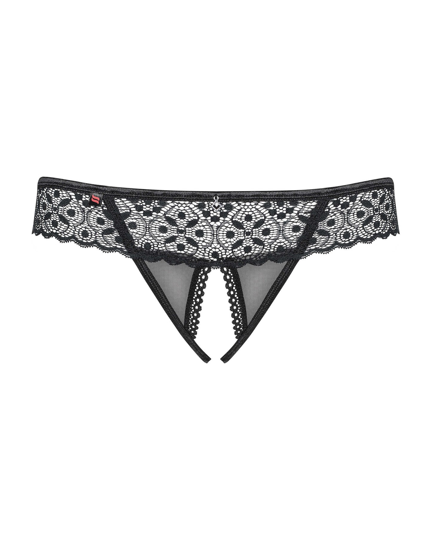 Shibu String ouvert Noir · Obsessive · vue 5