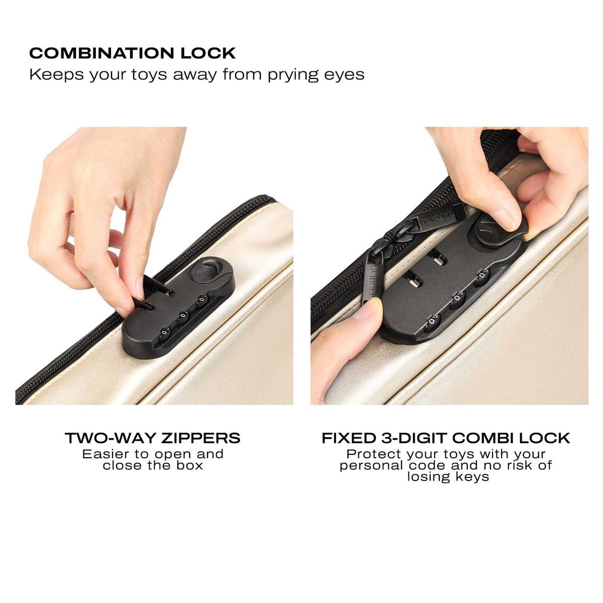 Discreet Box Luxury Gold · Dorcel · vue 5