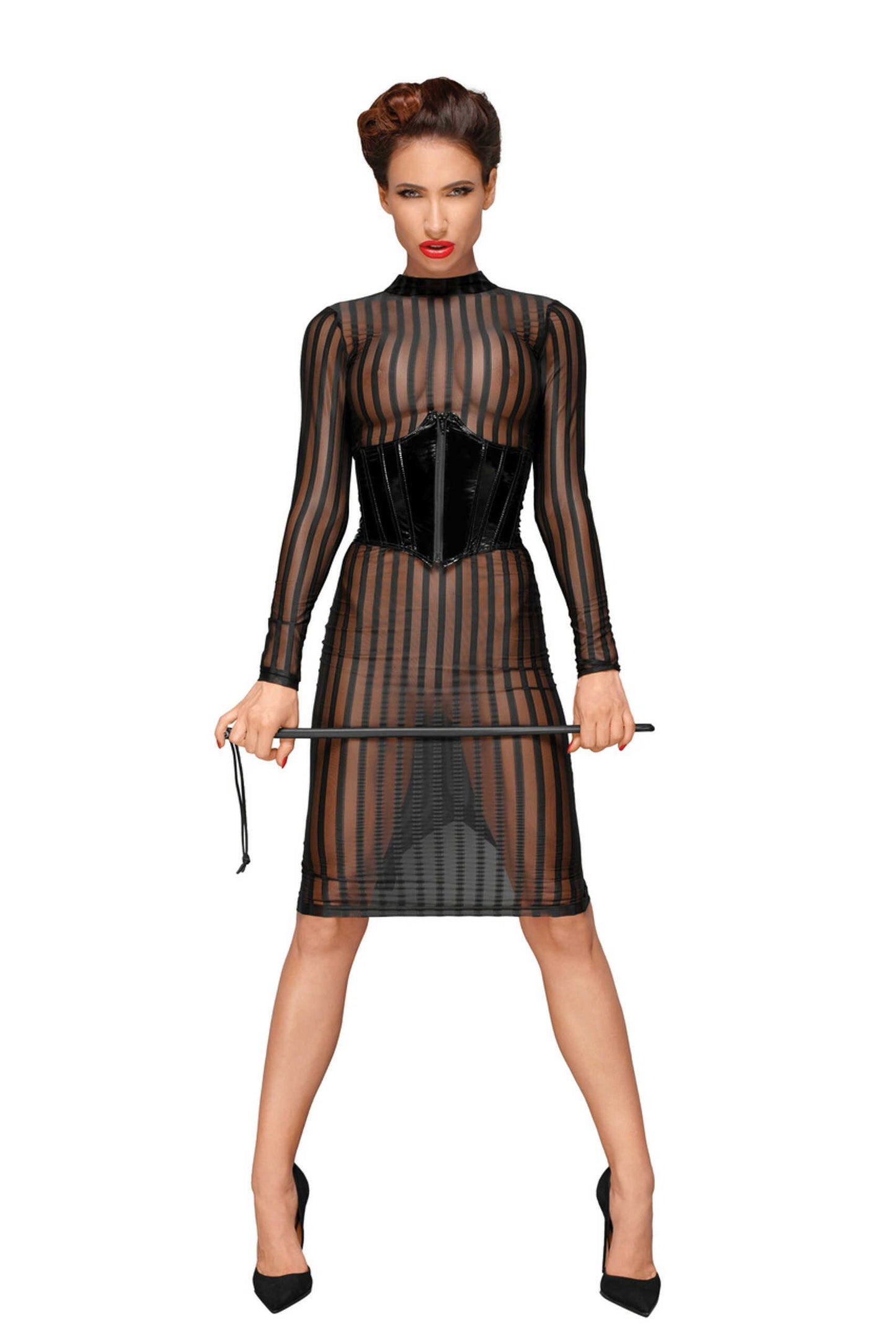 Robe classique en tulle élastique · Noir Handmade · vue 5