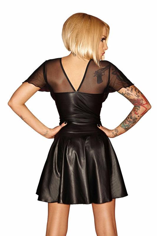 Robe courte · Noir Handmade · vue 2