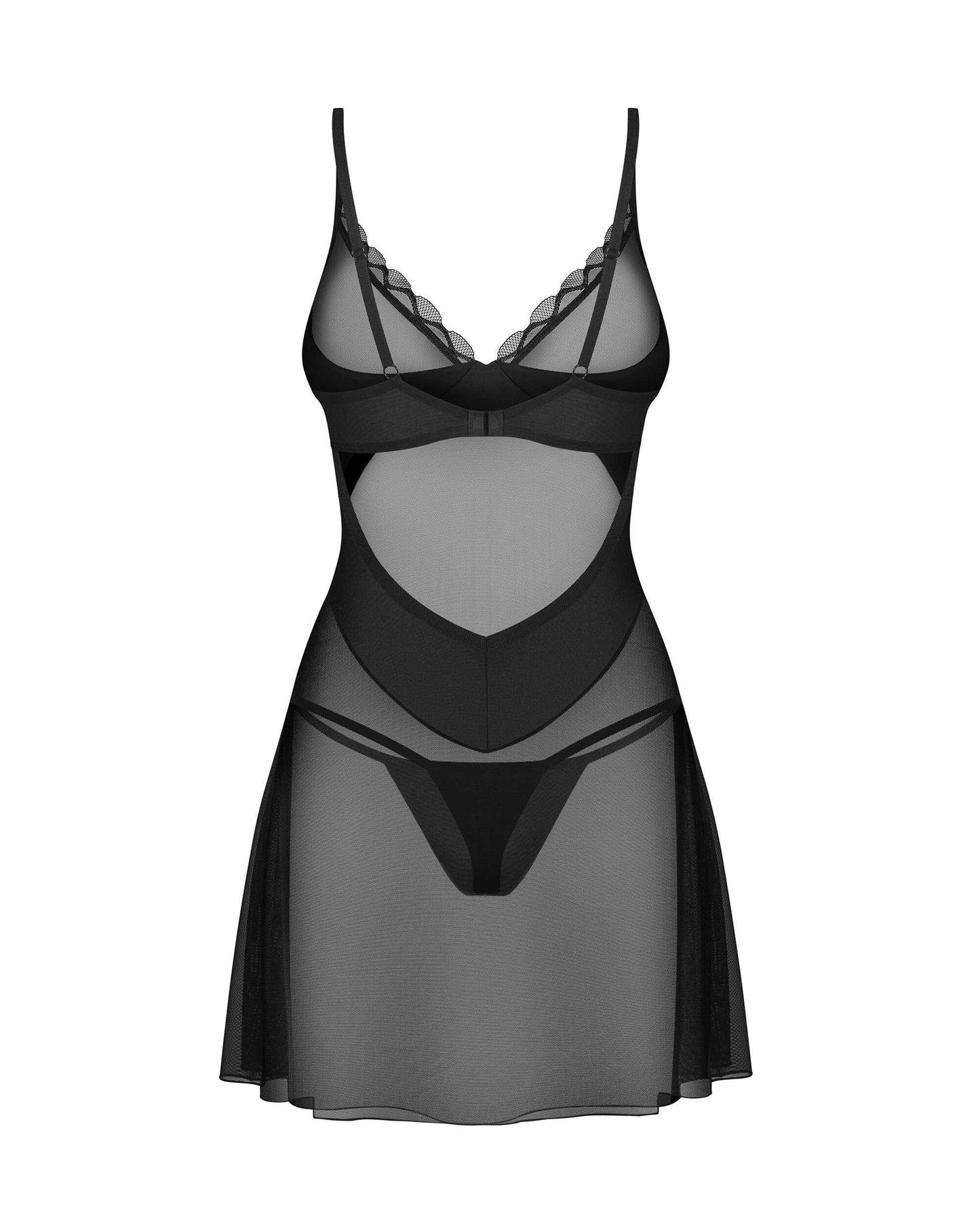 Stelisa nuisette et string Noirs · Obsessive · vue 5