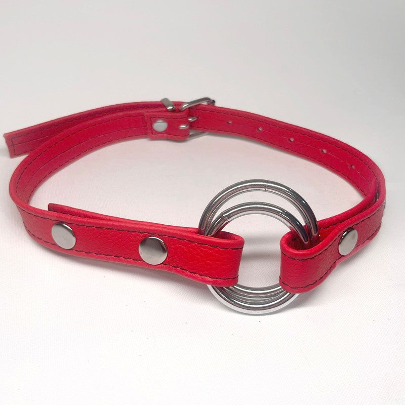 Baillon Anneau cuir rouge · The Sinners