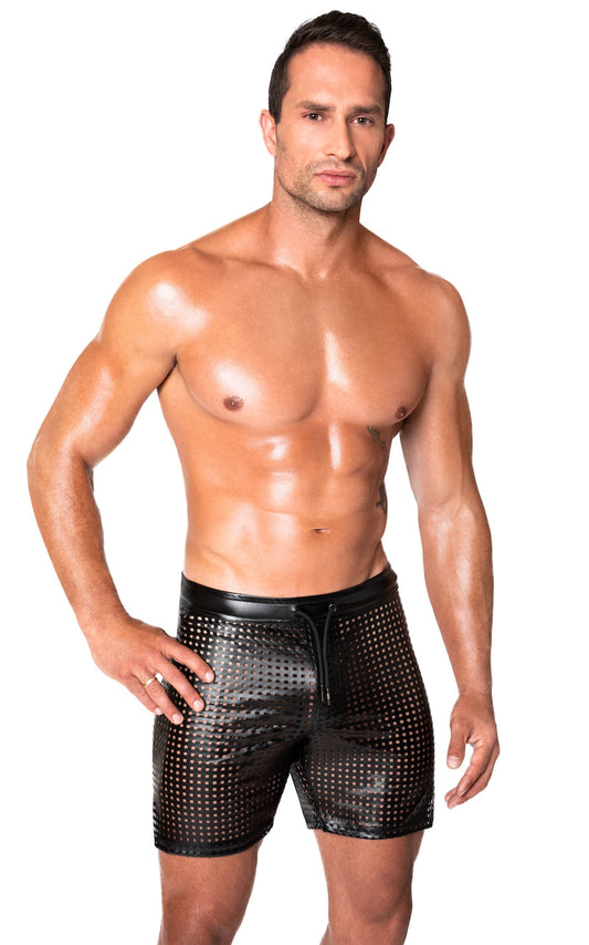 Short cycliste Mayhem · Noir Handmade · vue 2
