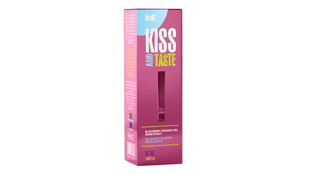 Gel chauffant embrassable saveur mûre Kiss and Taste INTT Cosmétiques