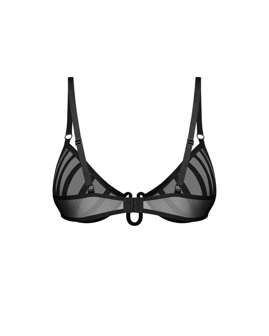 Aurorium demi-soutien-gorge noir · Obsessive · vue 2
