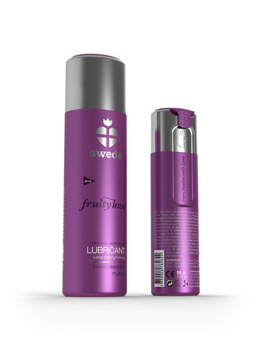 Lubrifiant Framboise Rhubarbe 100 ml · Swede · vue 2