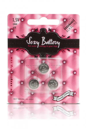 Piles bouton LR44 Xtra Endurance lot de 3 Sexy Battery