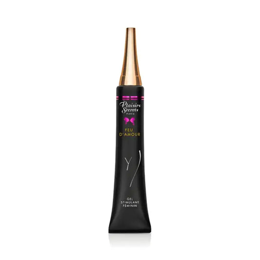 Gel stimulant féminin effet chaud et froid de la marque Plaisirs Secrets, conçu pour intensifier vos moments intimes et augmenter la puissance de vos orgasmes disponible chez LollyDoll