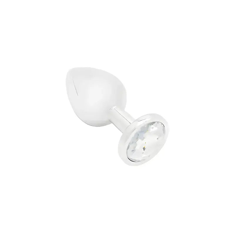 L'élégant" taille M, un Plug bijou anal en métal de la marque renommée Jacquie et Michel.