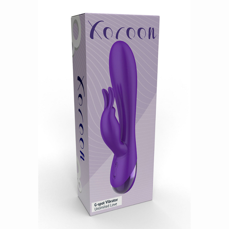 Vibro rabbit Unlimited Love Xocoon anatomique silicone doux