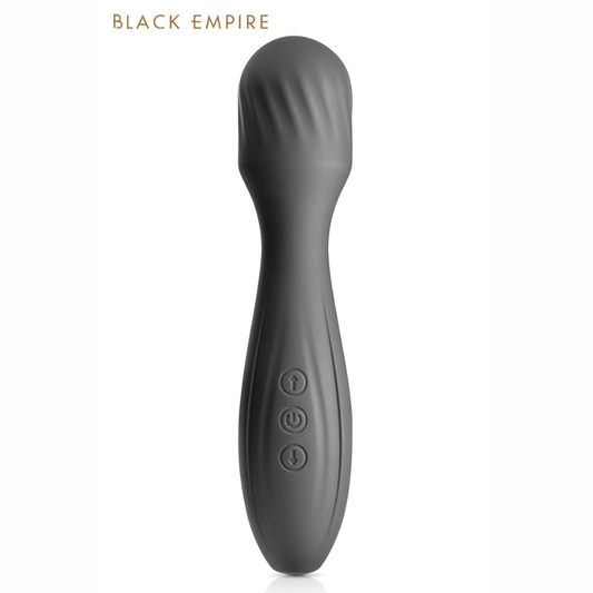 My Sultana Black Empire tête vibrante large 10 modes waterproof USB magnétique