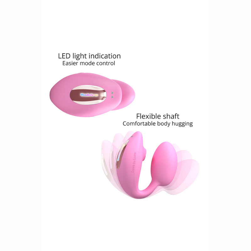 Wonderlover Love to Love rose télécommande LED rose gold portée 10m